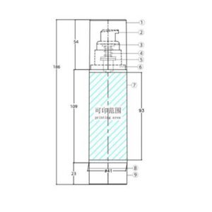 Airless bottles KY41-3 Φ41