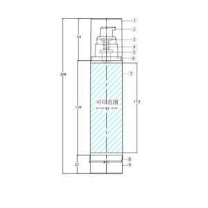 Airless bottles KY41-3 Φ41