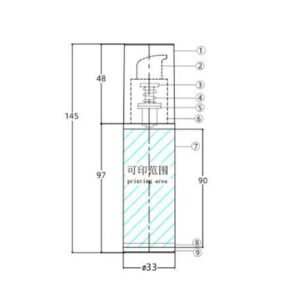 Airless bottles KY32-3