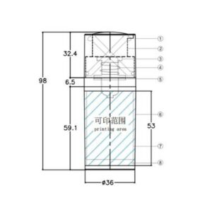 Airless-bottles-KY36-2-F-30