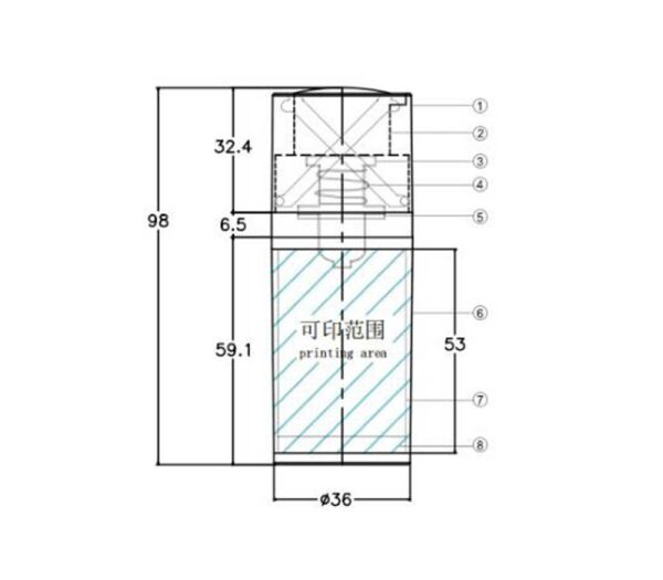 Airless-bottles-KY36-2-F-30